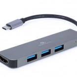 USB‑C hub HDMI-vel és 3× USB 3.0-val