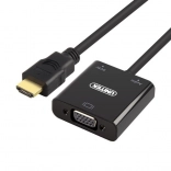 HDMI til VGA-adapter + lyd