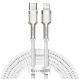 Baseus Cafule USB‑C til Lightning-kabel 2 m, PD 20 W, hvid