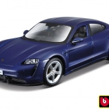 Modèle de voiture Porsche Taycan Turbo S 2019 à l'échelle 1:24