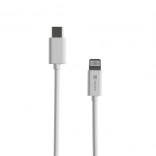 USB‑C to Lightning Cable 1 m MFi Natec Prati white