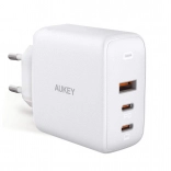 PA-B6S White Omnia Mix GaN netlader 3xUSB (2xUSB C+1xUSB A) 90W