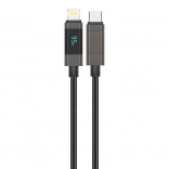 Foneng XS05 USB‑C to Lightning Cable with PD 27 W, 1.2 m, Black