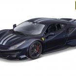 Ferrari TOP 488 Pista modra s srebrnim črtom 1:24 model Bburago