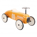Vilac vintage metalen loopauto oranje