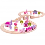 Drvena željeznička staza Osmice Princeza Bigjigs Rail