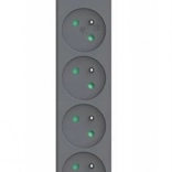 Overspanningsbeveiliging TRACER Power Line+ mobile ready 1,5 m (4 stopcontacten + 3x USB A, 5V 2,4A)