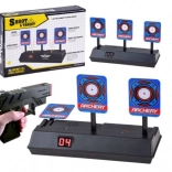 Elektronska tarča za streljanje s 3 cilji in digitalnim števcem