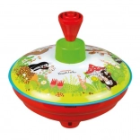 Otáčajúca sa káča Krtek s kovovým/plastovým dizajnom