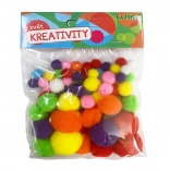 Pom Pom, 80 db vegyes méretben