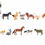 Mini Farm Animals Plastic Set