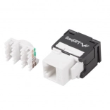 Gereedschapsloze keystone-module RJ45 UTP Cat.6a 180° voor inbouwdoos