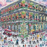 Puzzel GALISON Kerst in New Orleans 1000 stukjes