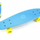 Blue, yellow wheels