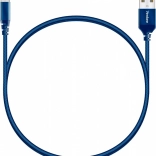 Gevlochten USB–Lightning-kabel 1 m met APPLE MFi‑certificering