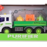 Auto met batterijcontainers en geluiden en lichten voor kinderen