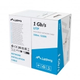 LAN-netwerkkabel 100 m grijs