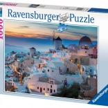 Sestavljanka Večer v Santoriniju 1000 kosov Ravensburger