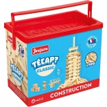 Jeujura bouwset van massief hout 100 delen