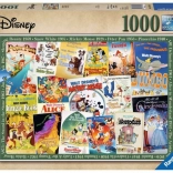 Puzzel Disney Vintage Filmaffiches 1000 stuks Ravensburger