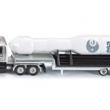 Siku tractor unit with rocket – die-cast model