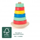 small foot wooden balancing tower Movere