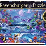 RAVENSBURGER puslespil, der lyser i mørke – magisk verden, 500 brikker