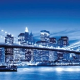 Panoramske puzzle Svetleči New York 1000 koščkov