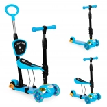 Trottinette pour enfants 3-en-1 avec roues LED - bleue ECO Toys