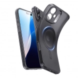 Transparante hoes ESR Zero Clear Case HaloLock voor iPhone 16, zwart